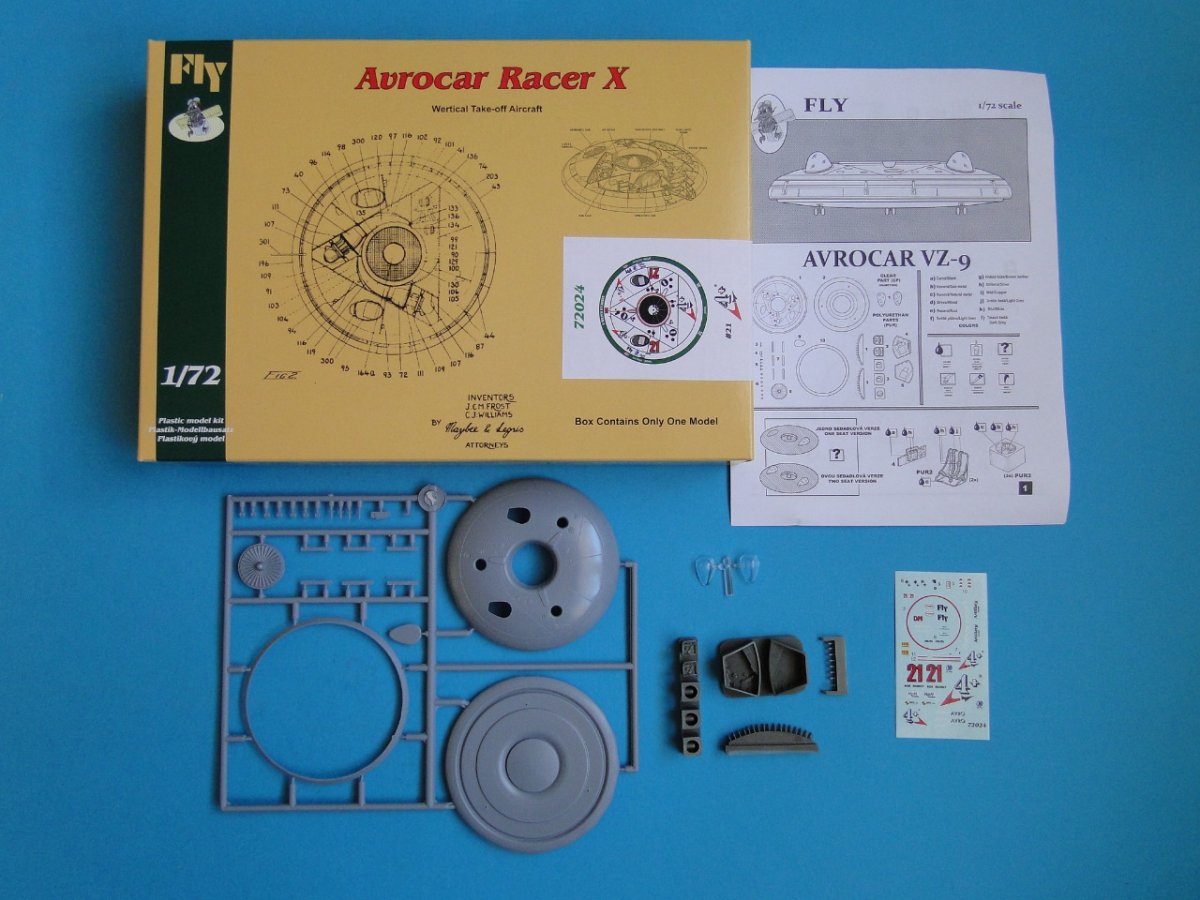 Fly 72024 Avrocar Racer X 4+ 1/72 – zdjęcie 2