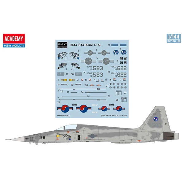 Academy 12644 Northrop KF-5E Tiger II 1/144 – zdjęcie 2
