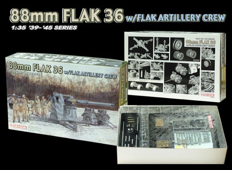 Dragon 6260 88mm Flak 36 1/35 – image 2