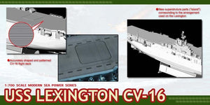 Dragon 7051 U.S.S. Lexington CV-16 1/700 – zdjęcie 6