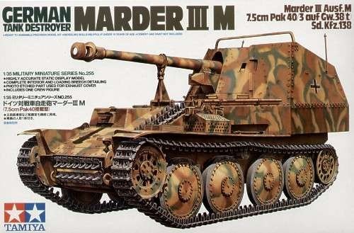 Tamiya 35255 German Tank Destroyer Marder III M 1/35