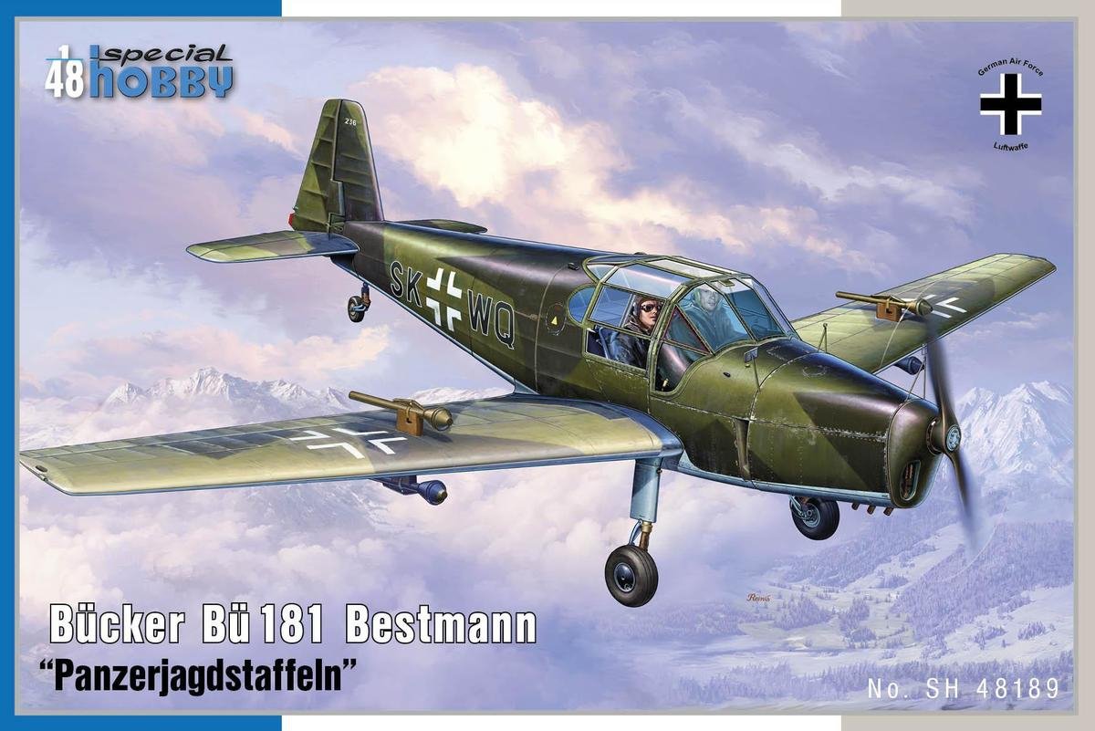 Special Hobby 48189 Bucker Bu 181 Bestmann "Panzerjagdstaffeln" 1/48