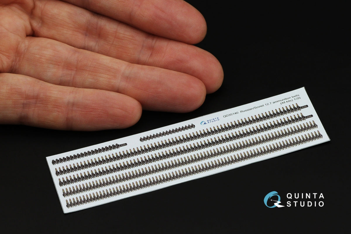 Quinta Studio QD35140 Soviet-Russian 12.7 ammunition belts (All kits) 1/35 – image 4