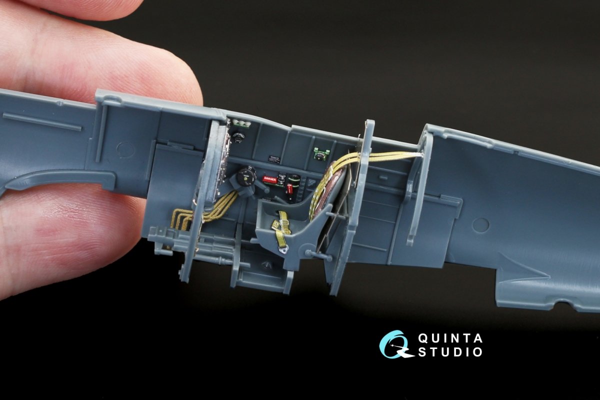 Quinta Studio QD48119 Spitfire Mk.IX 3D-Printed &amp;amp; colored Interior on decal paper (for Eduard kit) 1/48 – image 6
