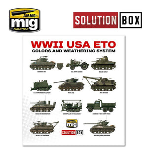 AMMO of Mig Jimenez 7700 WW II AMERICAN ETO SOLUTION BOX – zdjęcie 6