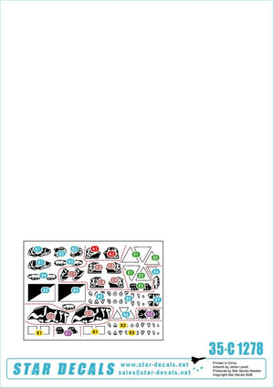 Star Decals 35-C1278 Middle East in the 1950s 1/35 – zdjęcie 3