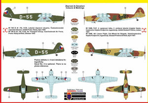 Kovozavody Prostejov KPM0082 MESSERSCHMITT BF 108B/K-70 1/72 – zdjęcie 2