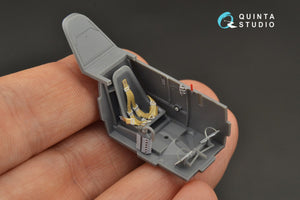 Quinta Studio QD48240 Bf 109E-3/4 3D-Printed &amp;amp; colored Interior on decal paper (Wingsy kits) 1/48 – image 7