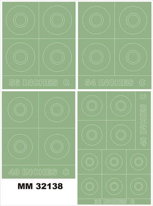 Montex MM32138 RAF ROUNDELS TYPE C 56,54,48,40,32 Inches