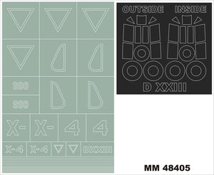 Montex MM48405 FOKKER XXIII RS MODEL 48001 1/48