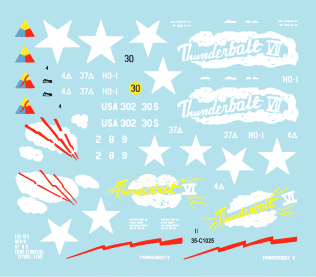 Star Decals 35-C1025 Thunderbolt V / VI / VII 1/35 – zdjęcie 2