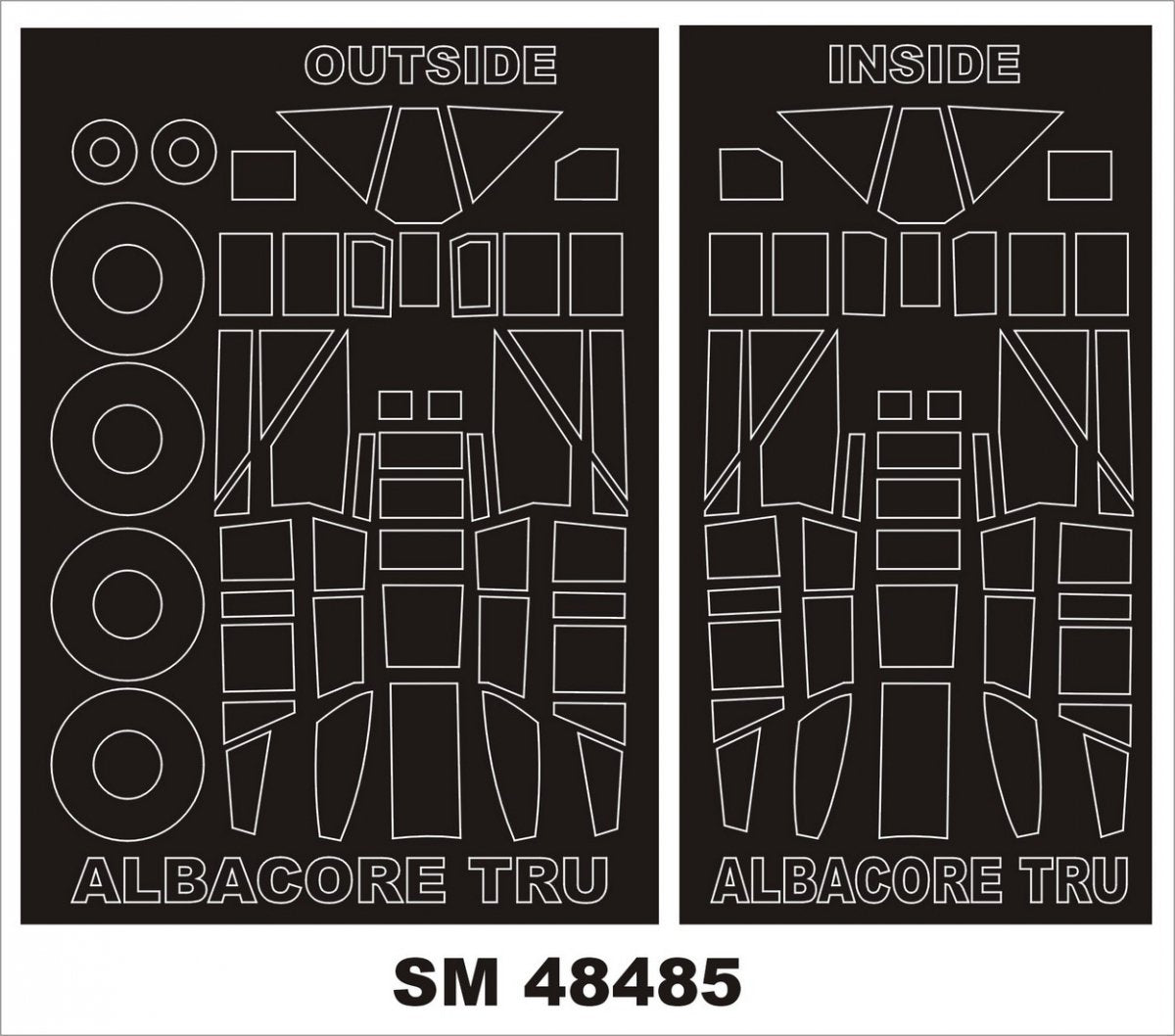 Montex SM48485 Fairey Albacore TRUMPETER 1/48