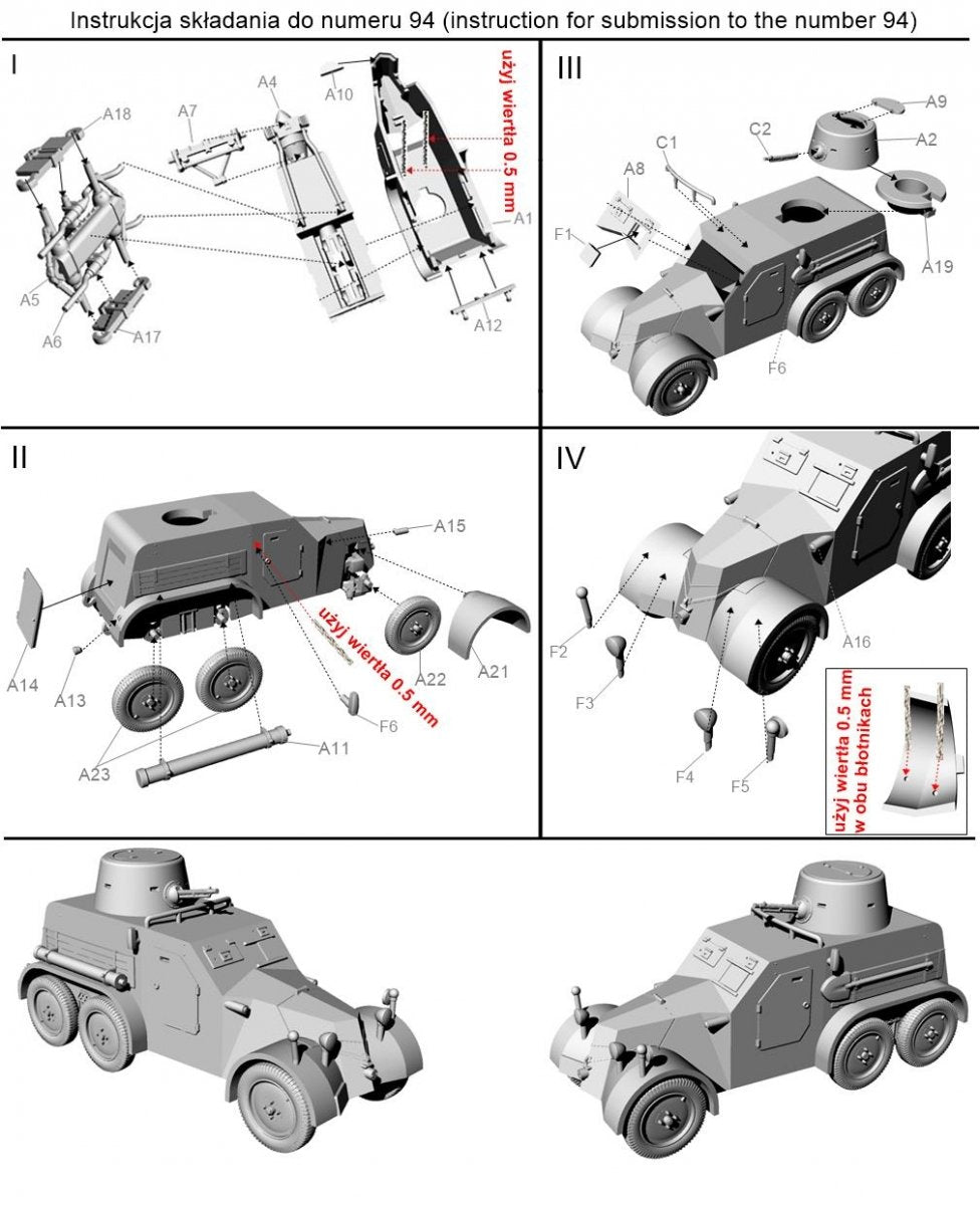 Premier à combattre PL095 Panzerspähwagen 30(t) Tatra OA vz 30 1/72  – image 2