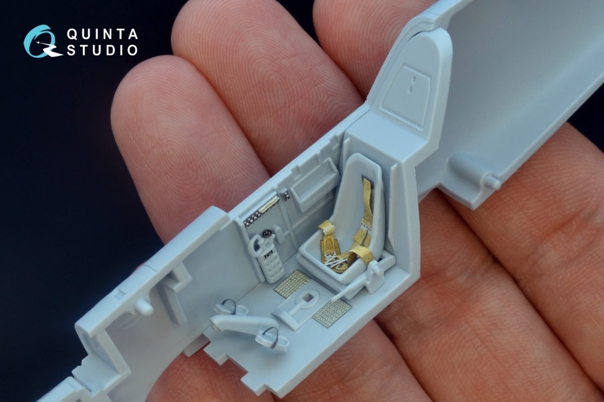 Quinta Studio QD48177 Bf 109E 3D-Printed &amp;amp; coloured Interior on decal paper (for Airfix kit) 1/48 – zdjęcie 4