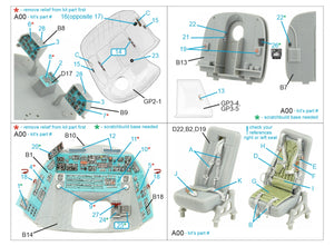 Quinta Studio QD48382 Mi-8MT 3D-Printed &amp;amp; colored Interior on decal paper (Trumpeter) 1/48 – image 2