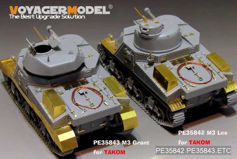 Voyager Model PE35842 WWII US M3A4 Lee Medium Tank basic For TAKOM 2085 1/35 – image 13
