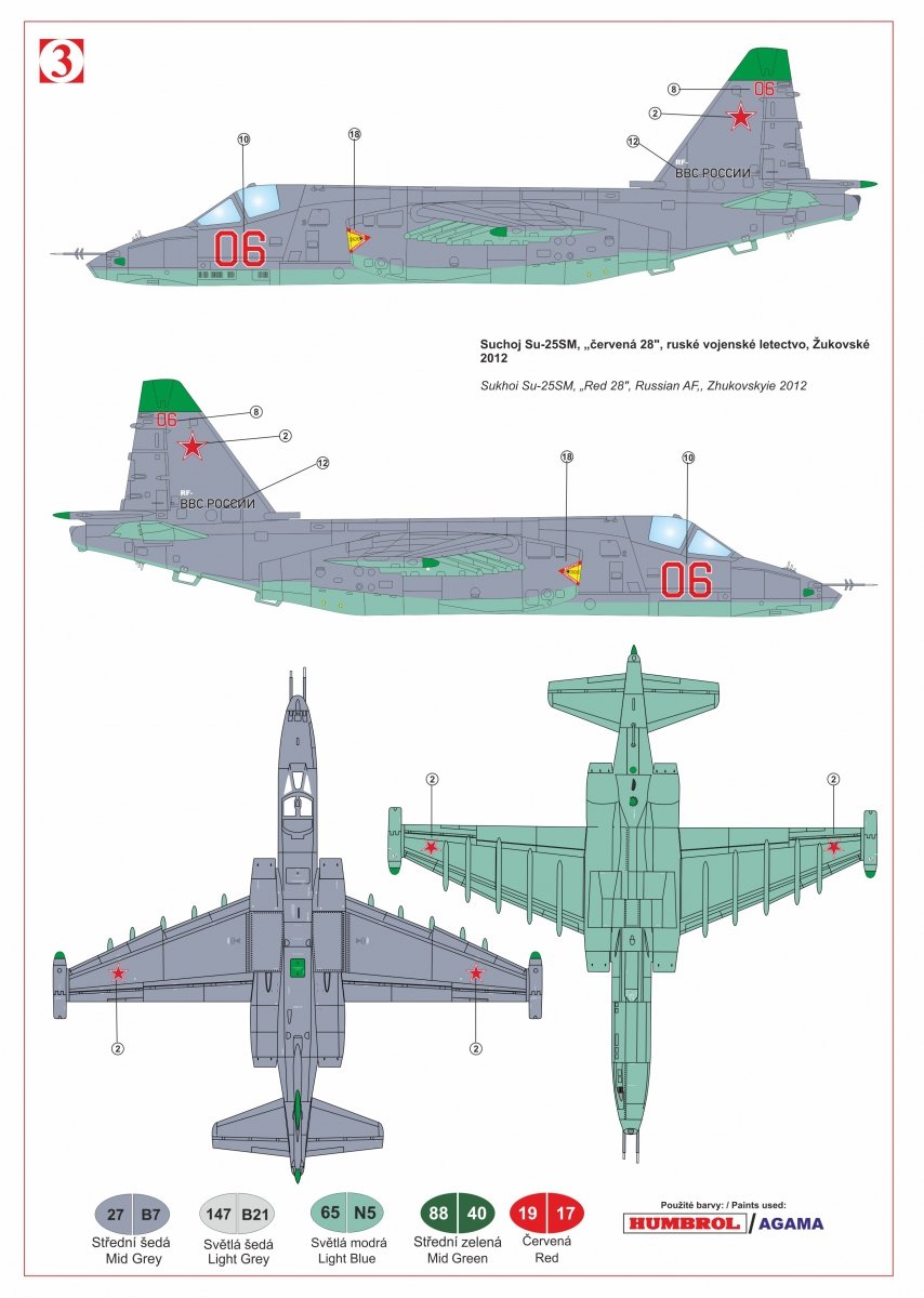 Kozavody Prostejov KPM4806 Su-25SM 1/48 – zdjęcie 4