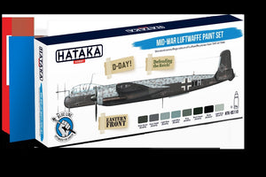 Hataka HTK-BS110 Mid-War Luftwaffe Paint Set (8x17ml) – zdjęcie 2