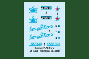 Hobby Boss 83886 Russian ZIS-5B Truck 1/35 – zdjęcie 4