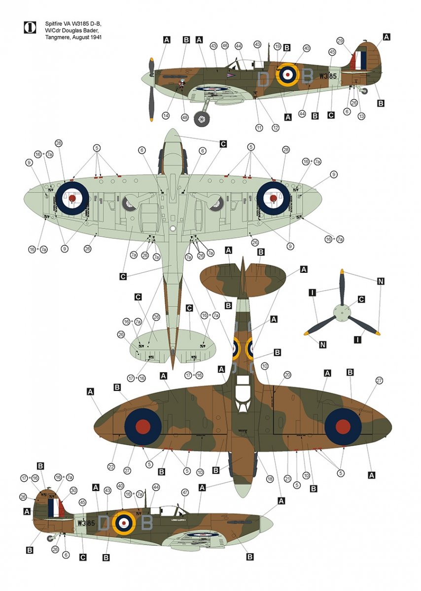 Hobby 2000 32003 Supermarine Spitfire VA 1/32 – zdjęcie 6