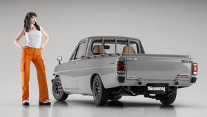 Hasegawa SP626 Datsun Sunny Truck Long Body Deluxe w/ Girl&amp;#39;s Figure 1/24 – zdjęcie 2