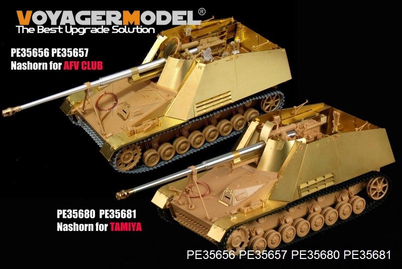 Voyager Model PE35680 WWII German Sd.Kfz. 164 Nashorn B ver include Gun barrel (For TAMIYA 35335) 1/35 – zdjęcie 3