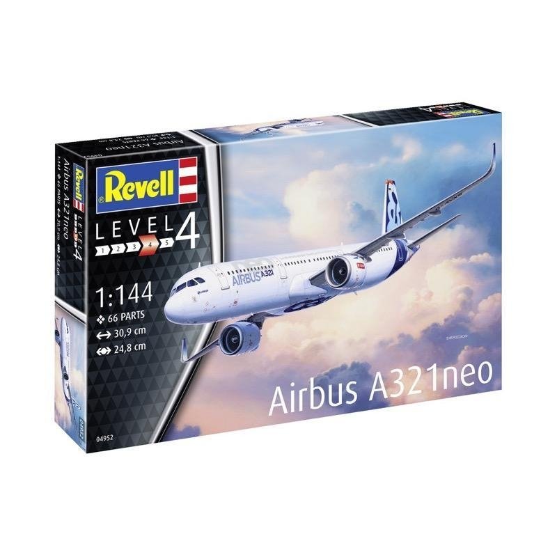 Revell 64952 Airbus A321 Neo Coffret de démarrage d'avion 1/144