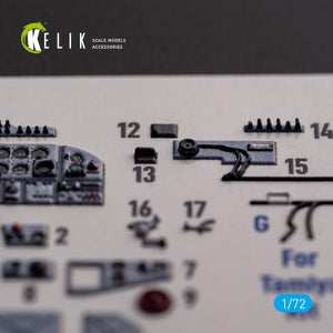 KELIK K72138 Il-2 Shturmovik - interior 3D decals for Tamiya kit 1/72 – image 5