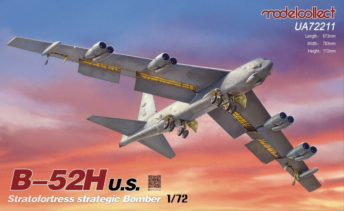 Modelcollect UA72211 B-52H U.S. Stratofortress Strategic Bomber 1/72