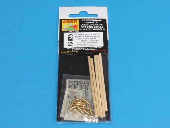 Aber 16025 Barrel cleaning rods with brackets for Tiger I – early/late 1/16 – zdjęcie 3