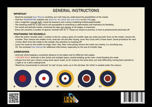 1 Man Army 48GEN522 RAF Roundels Hurricane Mk I/II 1/48 – zdjęcie 2