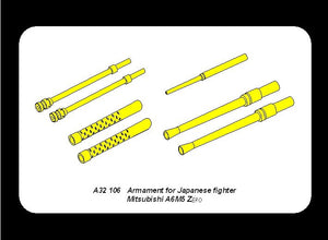 Aber A32106 Armament for Japanese fighter Mitsubishi A6M5 Zero 1/32 – image 7
