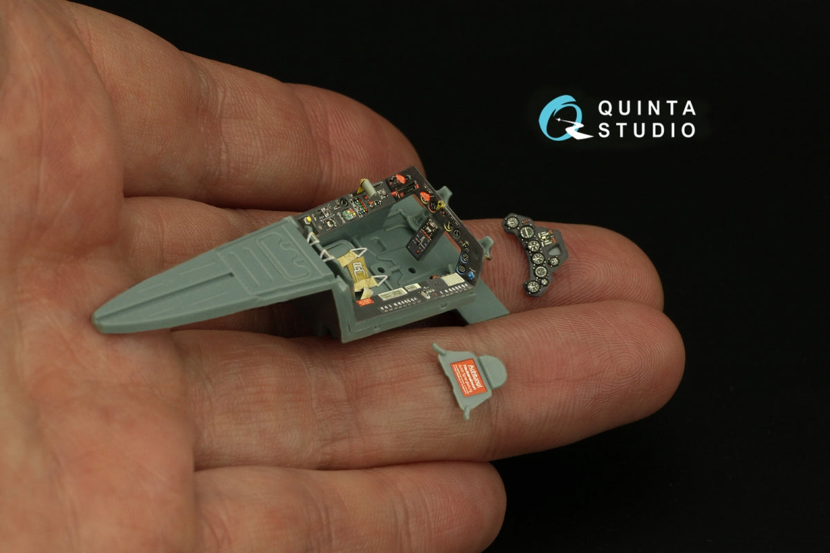 Quinta Studio QD48315 Fw 190A-5/6 3D-Printed &amp;amp; coloured Interior on decal paper (Eduard) 1/48 – zdjęcie 9