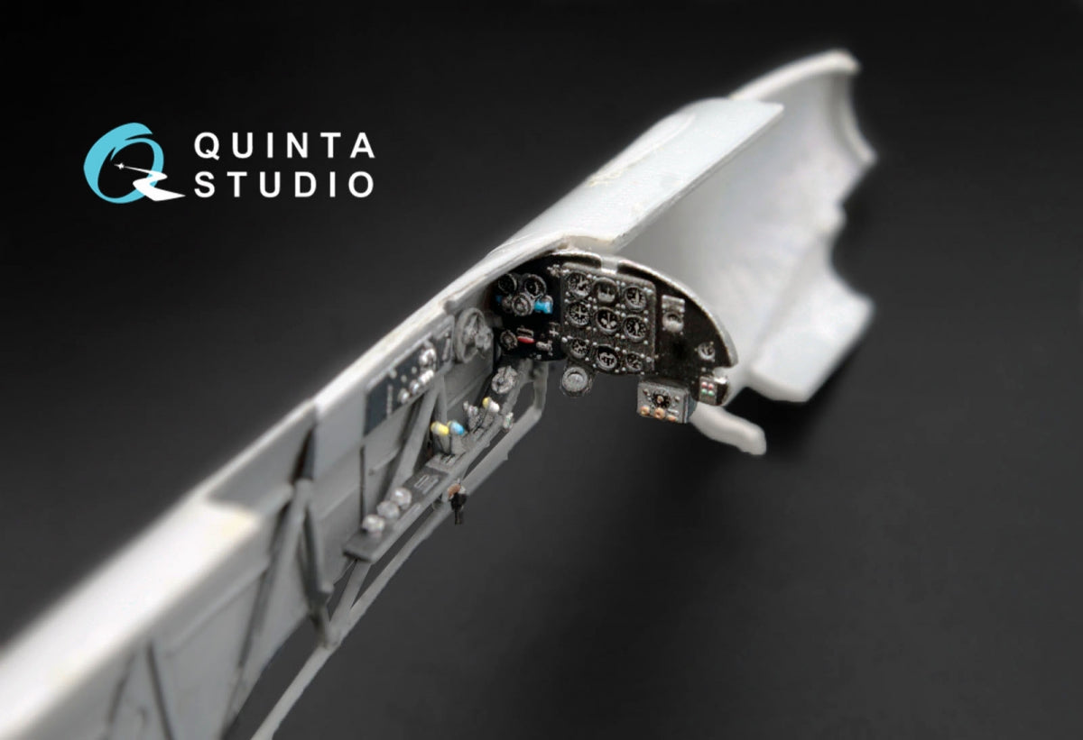 Quinta Studio QD48004 Yak-1B (late production) 3D-Printed &amp;amp; colored Interior on decal pape (for all kits) 1/48 – image 10