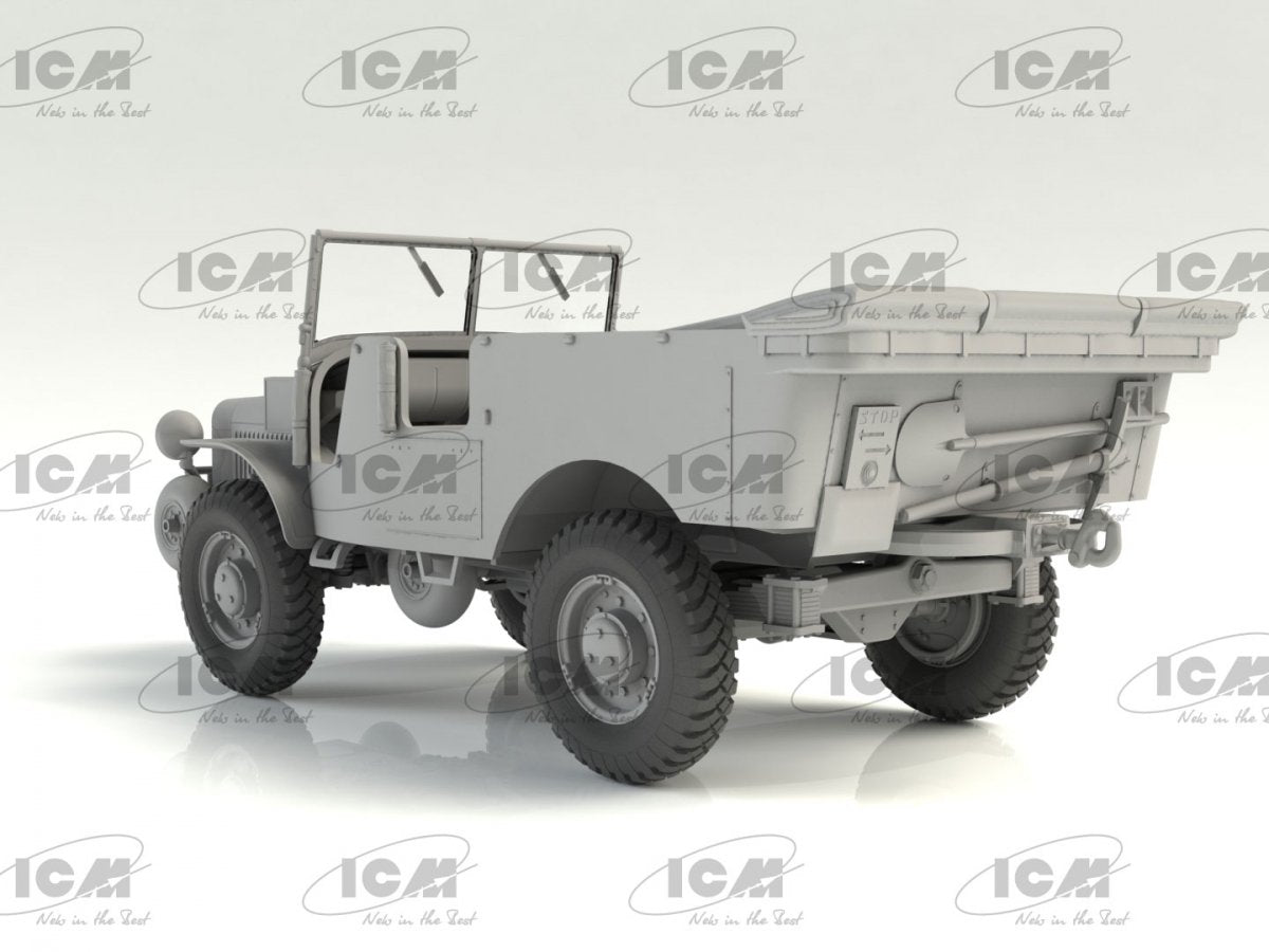 ICM 35573 Laffly (f) Typ V15T WWII German military vehicle 1/35 – zdjęcie 3
