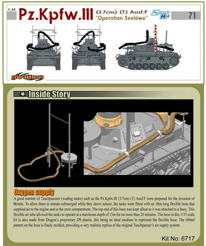 Cyber Hobby 6717 Pz. Kpfw. 111(3.7cm)(T) Ausf. F, Operation Seelowe 1/35 – zdjęcie 2