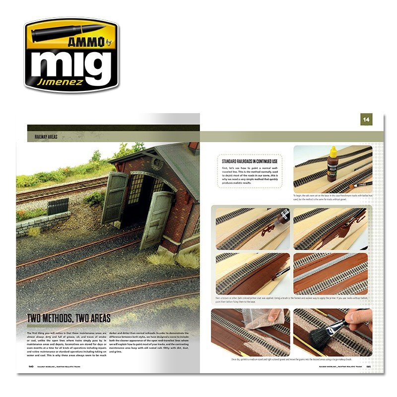 AMMO of Mig Jimenez 6250 MODELLING SCHOOL - RAILWAY MODELING: PAINTING REALISTIC TRAINS – zdjęcie 8