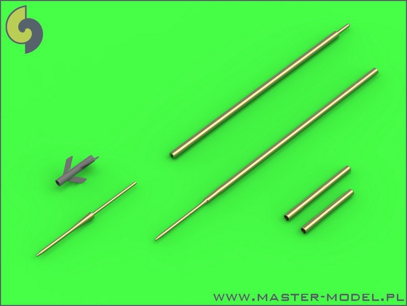 Master AM-72-103 Sukhoi Su-7 (Fitter-A) - Pilot Tubes and 30mm gun barrels 1/72 – zdjęcie 5
