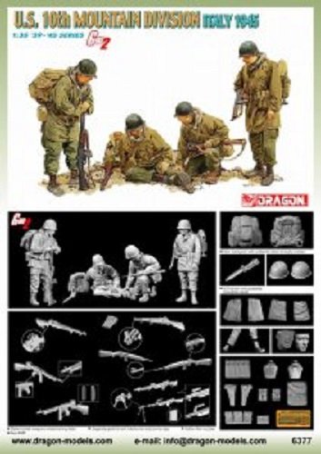Dragon 6377 U.S. 10th Mountain Division Italy 1945 1/35 – zdjęcie 2