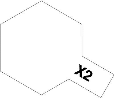 Tamiya X2 White (81502) Acrylic paint 10ml – zdjęcie 2