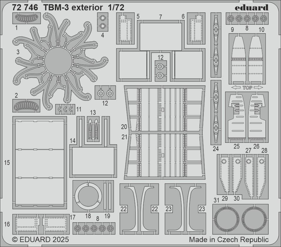 Eduard BIG72186 TBM-3 HOBBY BOSS 1/72