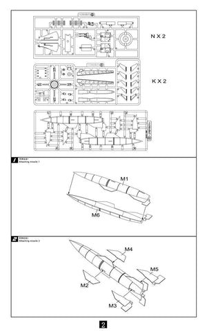 Modelcollect UA72141 German WWII Wasserfall Ferngelenkte Flakrakete 1+1 pack 1/72 – image 4