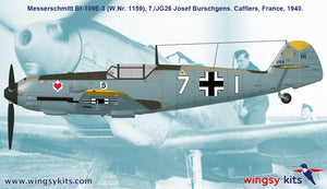 Wingsy Kits D5-08 German WWII Fighter MESSERSCHMITT Bf 109 E-3 1/48 – image 15
