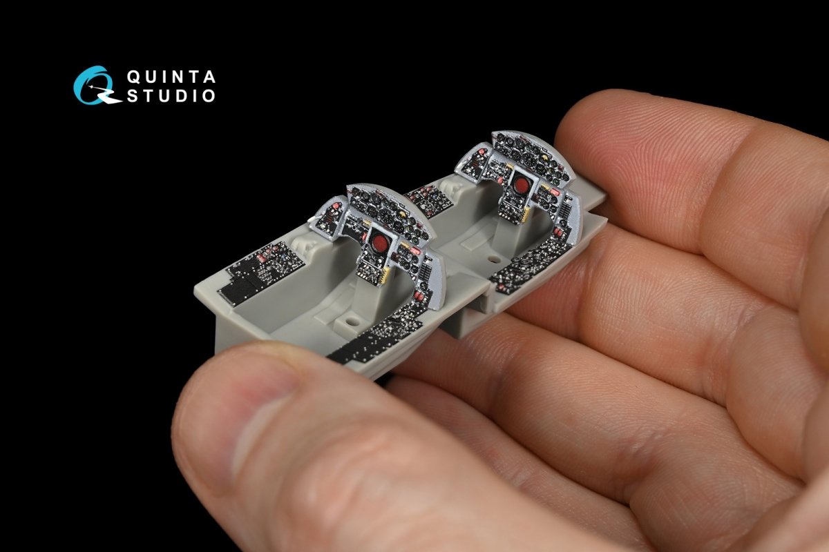 Quinta Studio QD48152 TF-104G 3D-Printed &amp;amp; colored Interior on decal paper (for Hasegawa kit) 1/48 – image 3
