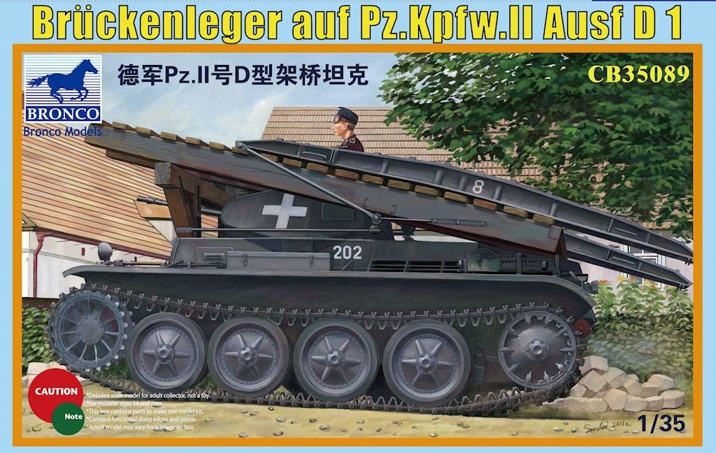 Bronco CB35089 Bruckenlegerauf Pz.Kpfw.II ausf D1 1/35