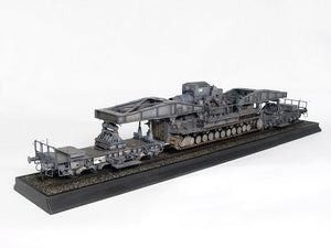 Trumpeter 00209 Morser Karl-Gerat 040/041 on railway transport carrier 1/35 – zdjęcie 3