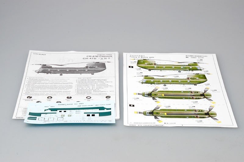Trumpeter 01622 CH-47D &amp;quot;CHINOOK&amp;quot; 1/72 – zdjęcie 4