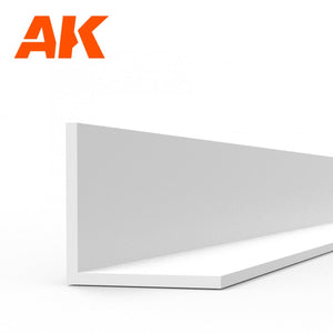 AK Interactive AK6562 ANGLE 4.0 X 4.0 X 350MM – STYRENE ANGLE – (3 UNITS) – zdjęcie 2