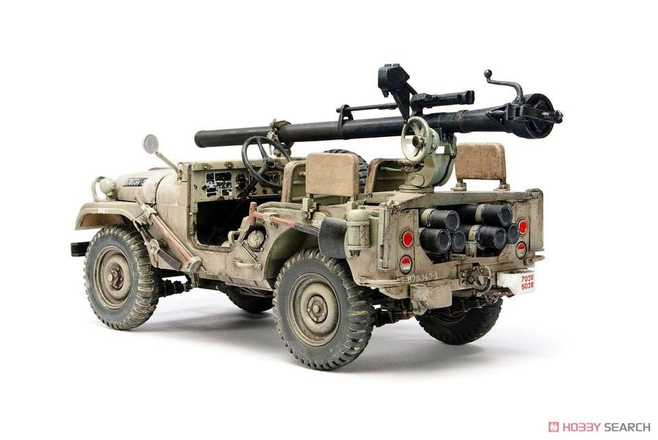 AFV Club 35S99 IDF M38A1 Series reconnaissance/fire support Jeep 1/35 – zdjęcie 3