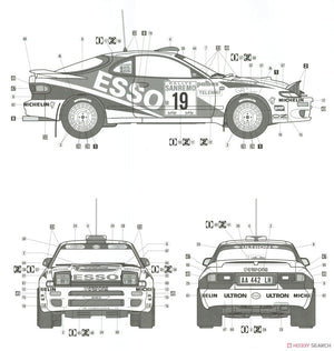Hasegawa 20466 Toyota Celica Turbo 4WD Grifone 1994 San Remo Rally 1/24 – image 9